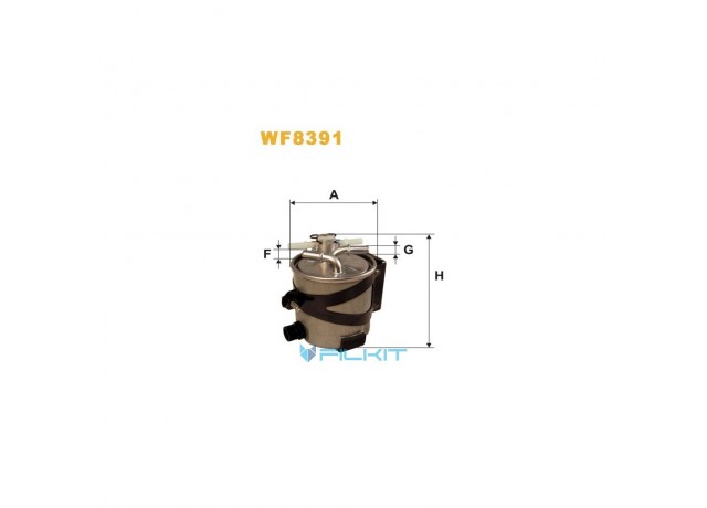 Фільтр  паливний  WF8391  [WIX]