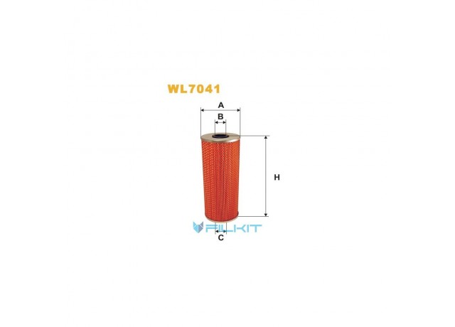 Фильтр  масляный  (вставка)  WL7041  [WIX]