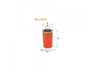 Фильтр  масляный  (вставка)  WL7058  [WIX]