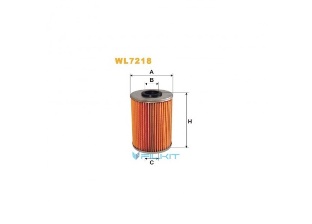 Фильтр  масляный  (вставка)  WL7218  [WIX]
