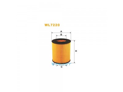 Фильтр  масляный  (вставка)  WL7220  [WIX]