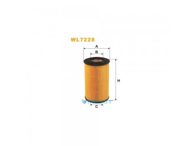 Фильтр  масляный  (вставка)  WL7228  [WIX]