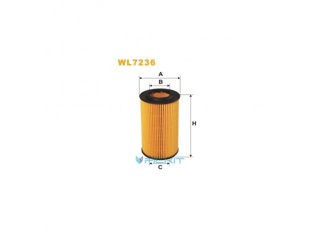 Фильтр  масляный  WL7236  [WIX]