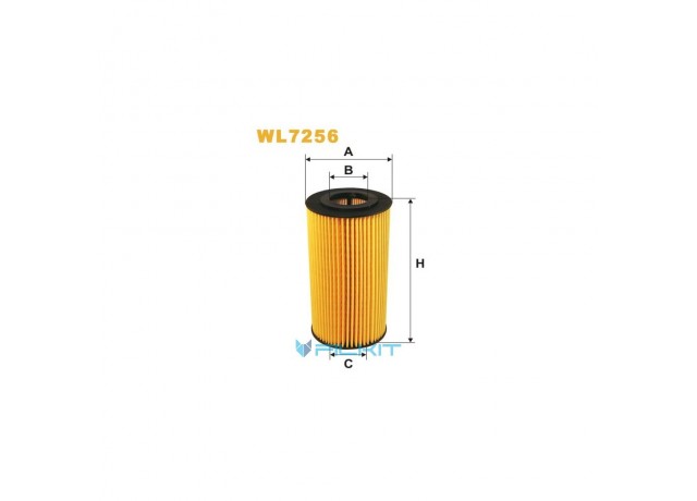 Фільтр  масляний  (вставка)  WL7256  [WIX]