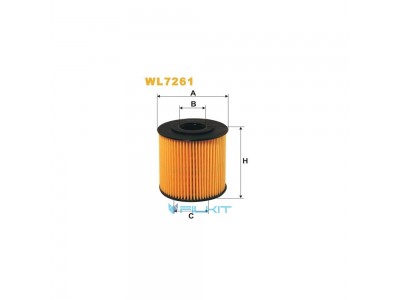 Фільтр  масляний  (вставка)  WL7261  [WIX]