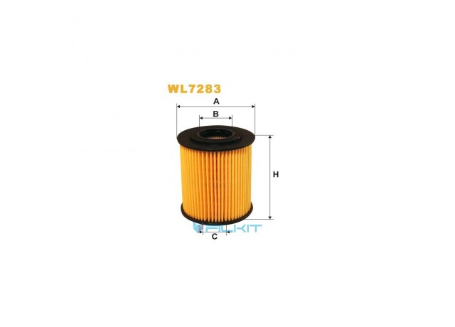 Фильтр  масляный  (вставка)  WL7283  [WIX]