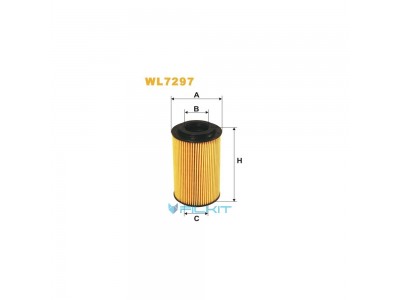 Фільтр  масляний  (вставка)  WL7297  [WIX]