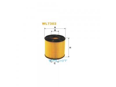 Фільтр  паливний  (вставка)  WL7302  [WIX]