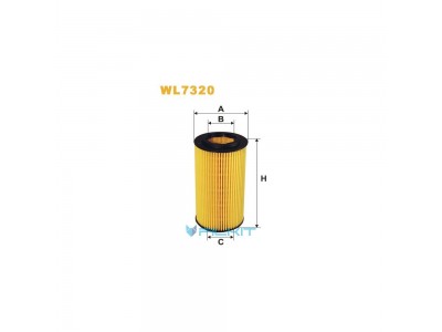 Фільтр  масляний  (вставка)  WL7320  [WIX]