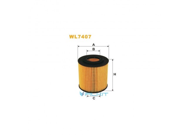 Фильтр  масляный  (вставка)  WL7407  [WIX]