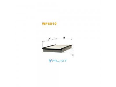 Фільтр  салону  (фільтр  кабіни)  WP6810  [WIX]