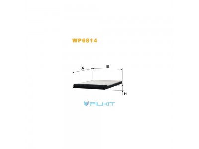 Фільтр  салону  (фільтр  кабіни)  WP6814  [WIX]