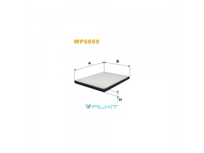 Фильтр  салона  (фильтр  кабины)  WP6860  [WIX]