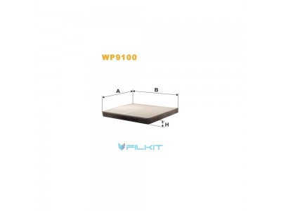Фільтр  салону  (фільтр  кабіни)  WP9100  [WIX]