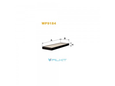 Фільтр  салону  (фільтр  кабіни)  WP9184  [WIX]
