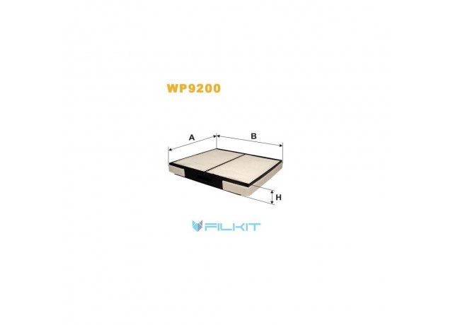 Фильтр  салона  (фильтр  кабины)  WP9200  [WIX]