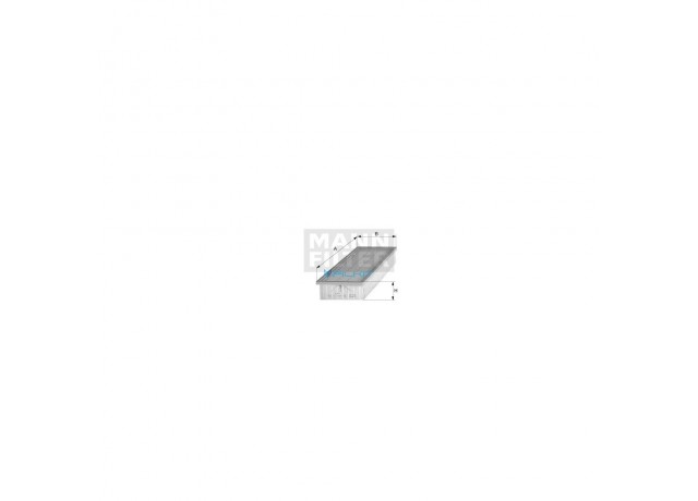 Фильтр  салона  (фильтр  кабины)  CU  3861  [MANN]